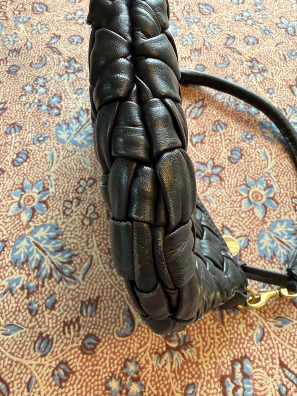 Clare V. Petite Moyen woven black bag - Picture 3 of 5
